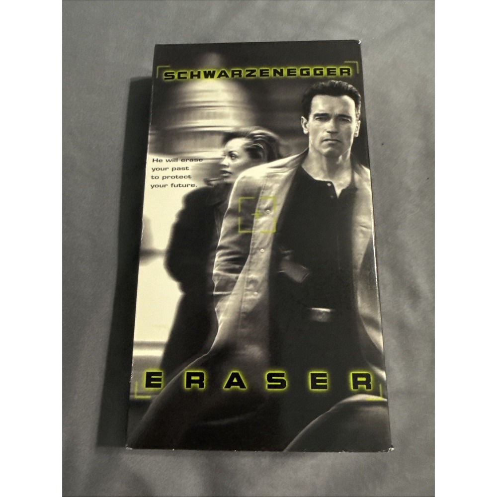 Eraser VHS 1996 Arnold Schwarzenegger